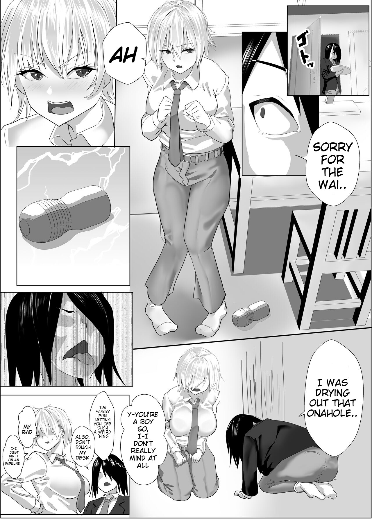 Hentai Manga Comic-The Narcissistic Female Prince Couldn't Hold It In-Read-9